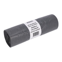Afvalzak | Grijs 60x80+5cm T50 Trekband | 15 x 50 stuks