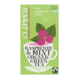 Clipper | Organic Green Tea Raspberry-mint | 20 stuks
