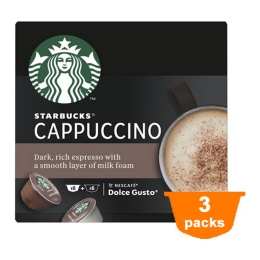 Nescafe Dolce Gusto | Starbucks Cappuccino 12 Cups | 3 stuks