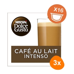 Dolce Gusto | Cafe Au Lait Intenso | 3 x 16 caps