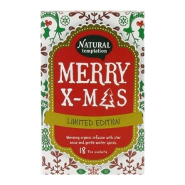 Natural Temptation | Merry X-mas Thee | 18 stuks