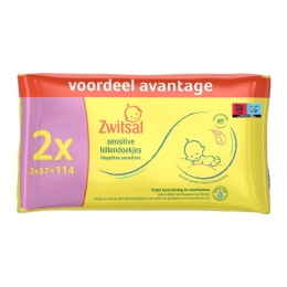 Zwitsal | Sensitive Billendoekjes | 114 stuks