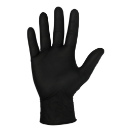 Bodyguards | Handschoen Nitril Zwart Ongepoederd L | 100 stuks