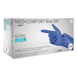 Med-comfort | Handschoen Nitril Extra Lang Manchet L | 100 stuks