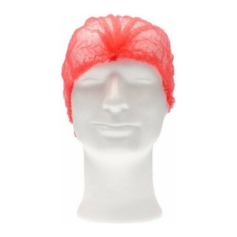 CMT | Haarnet Wokkel Rood 53cm M | 100 stuks