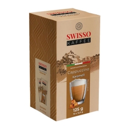Swisso | Koffie Cappuccino Karamel | 10 x 10 sachets