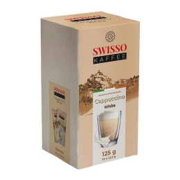 Swisso | Koffie Cappuccino White | 10 x 10 sachets
