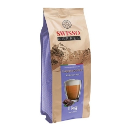 Swisso | Koffie Cappuccino Cacaonoten | 10 x 1 kg