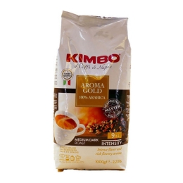 Kimbo | Aroma Gold 100% Arabica Bonen | 6 x 1000 gram