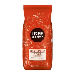 Idee Kaffee | Idee Kaffe Decaffeinated Elegant Bonen | 4 x 1000 gram