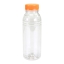 Petfles Transparant met Oranje Dop | 330 cc  | 180 stuks