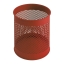 Papierbak geperforeerd 15ltr rood