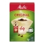 Melitta | Kofiefilters 1x4 | Bruin | 9 x 80 stuks