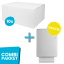 Combideal | Euro Products | 10 dozen z-vouwhanddoekjes 1 laags + GRATIS dispenser